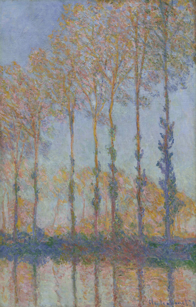 Monet – Poplars, White and Yellow Effect